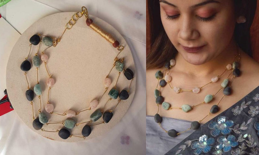 My Meera store uses natural stones for every piece of jewelry
