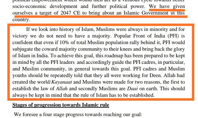 India 2047 - Towards Rule Of Islam In India